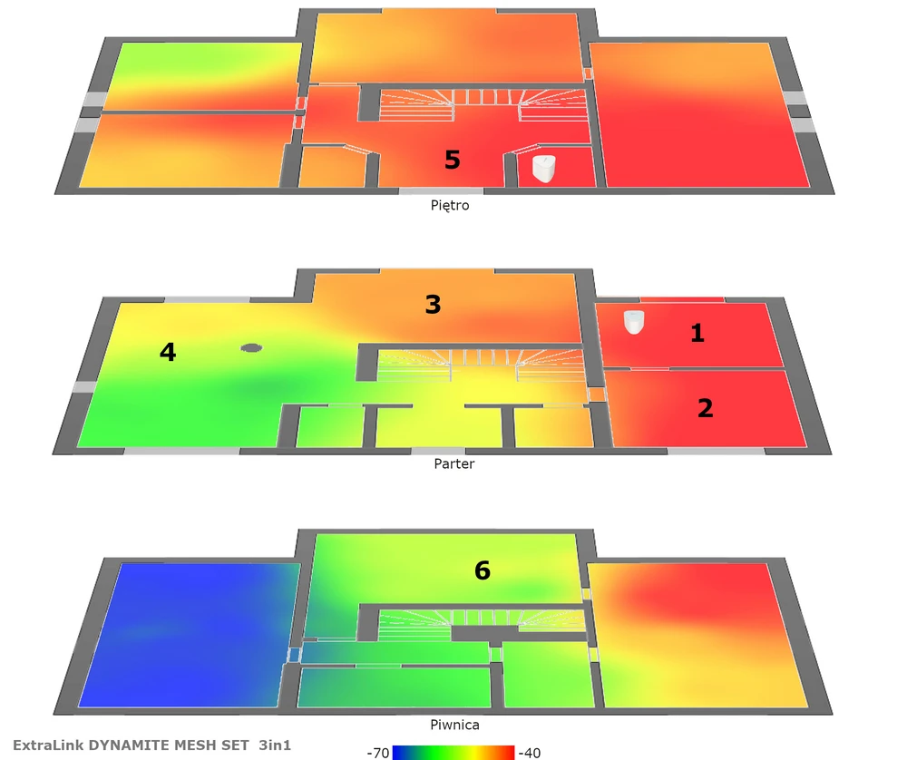 mapa térmico da dinamite extralink